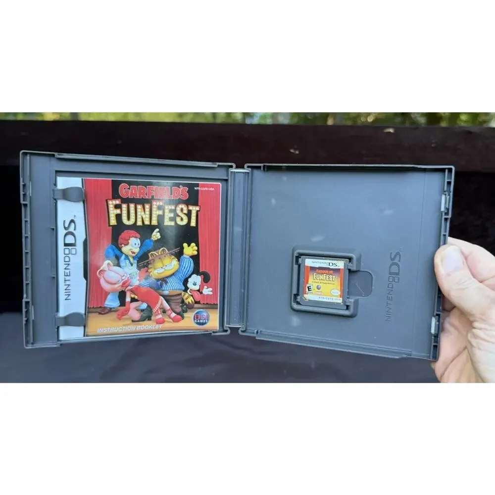 NO GAME! Original Case for Garfield's Funfest Nintendo DS Untested -C25